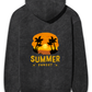 SUMMER SUNSET UNISEX ACID WASH HOODED SWEATSHIRT