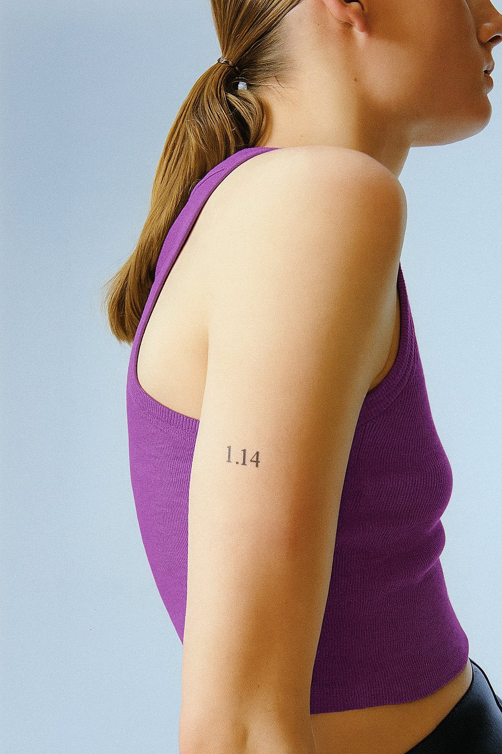Women Purple Crop Tank