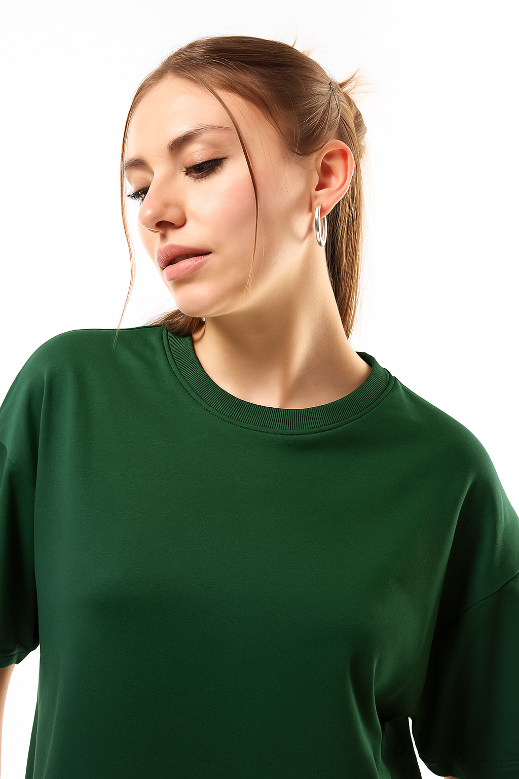 Bottle Green Women T-Shirt