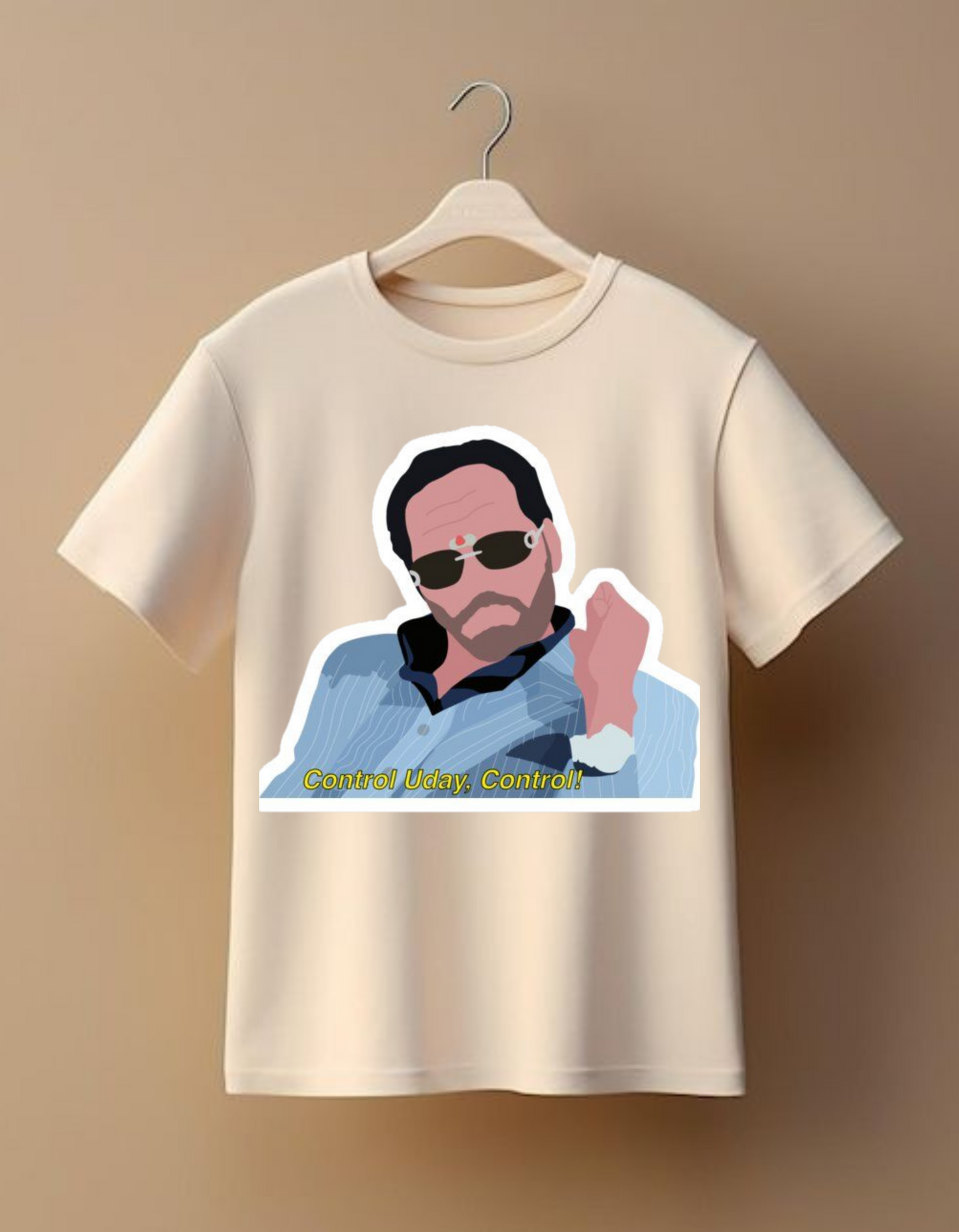 Control Uday Graphic Tee – Bollywood Meme Edition