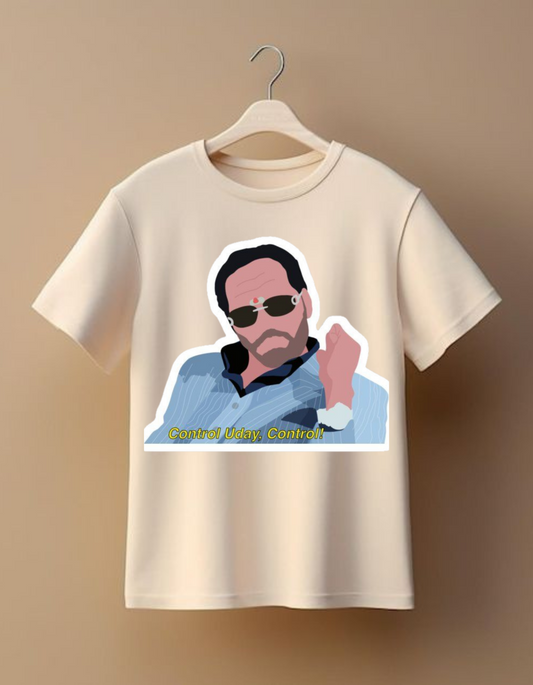 Control Uday Graphic Tee – Bollywood Meme Edition