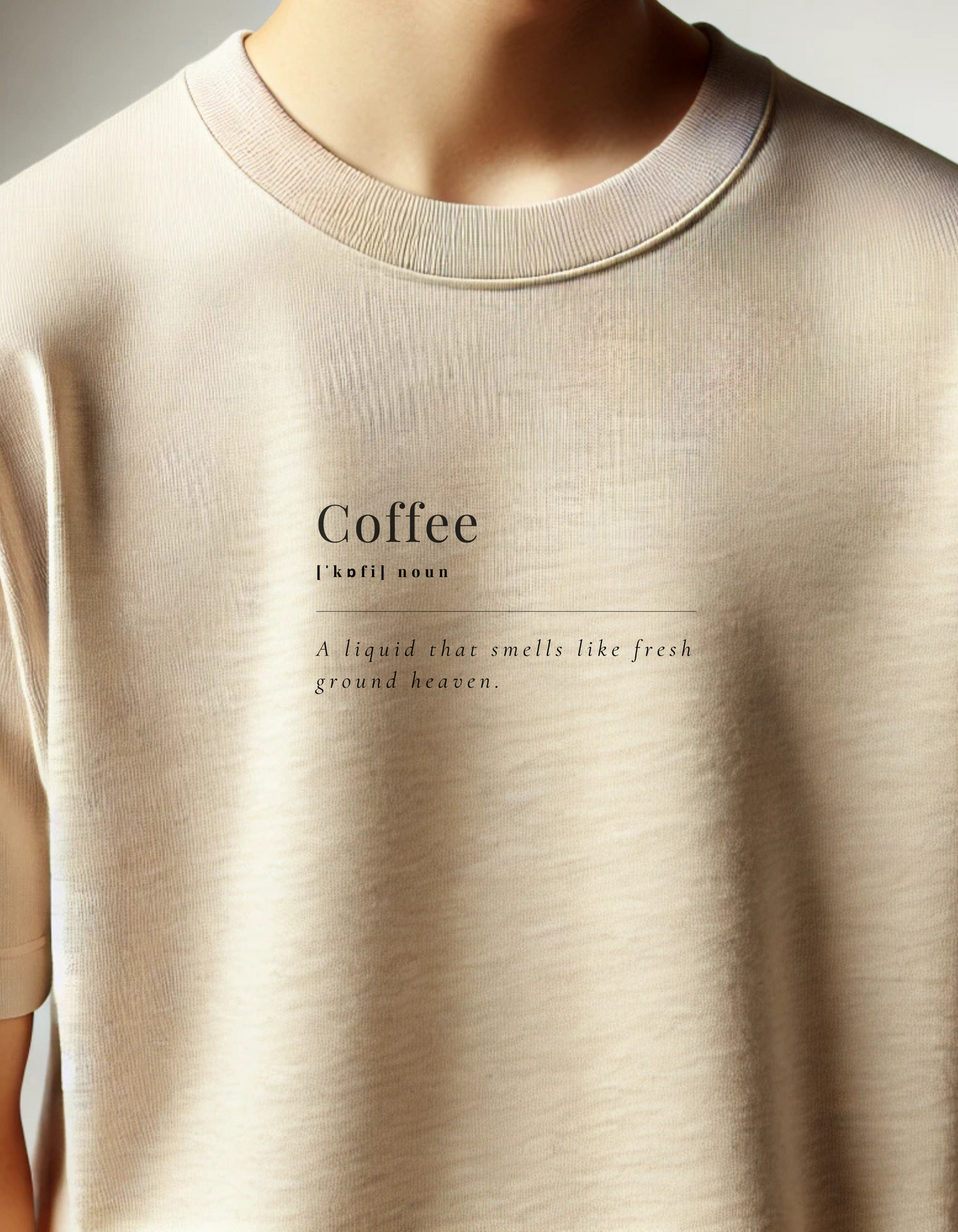 Classic Cream Cotton Tee