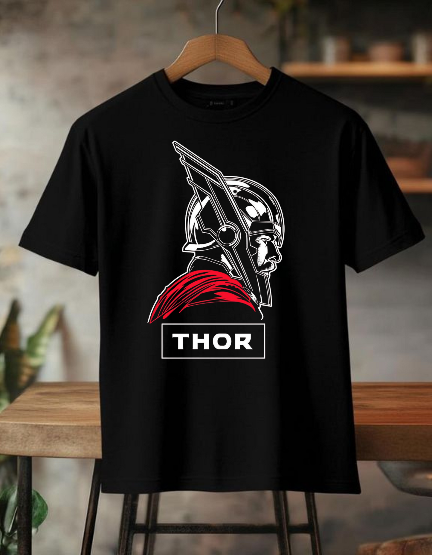 Thor Profile Graphic Tee – Black Edition