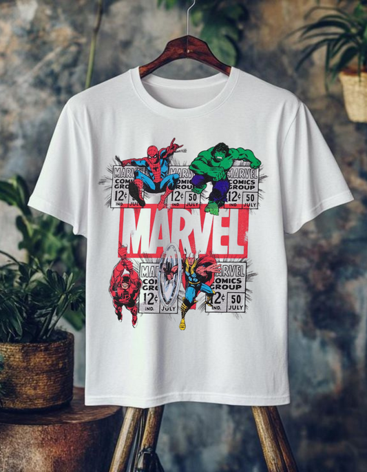 Marvel Heroes Vintage Tee