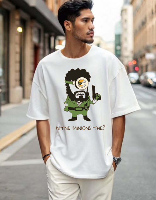 Kitne Minions The? – Gabbar x Minion Tee